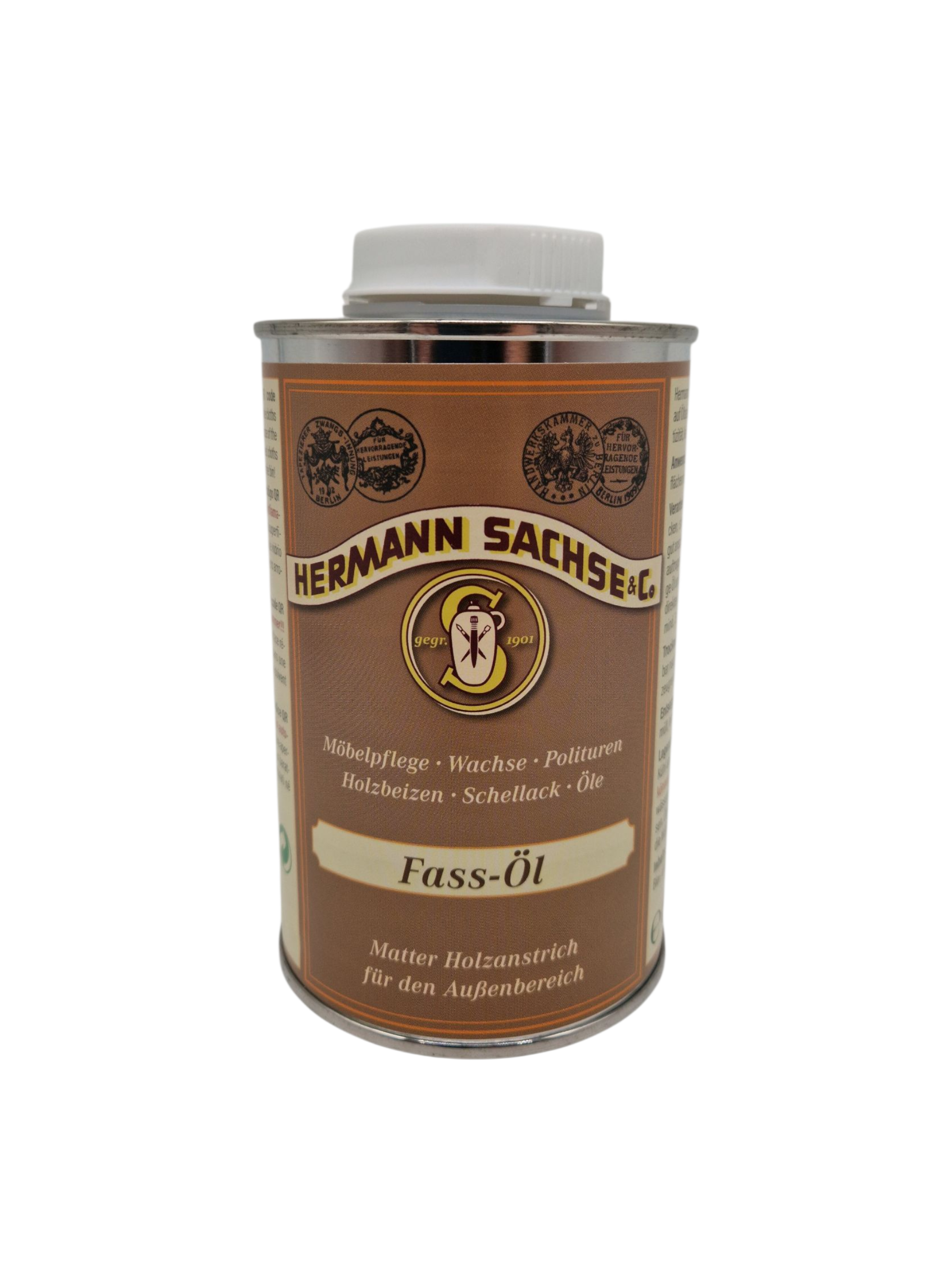 Hermann Sachse, Fass-Öl, Weinfass-Öl, farblos, 500ml