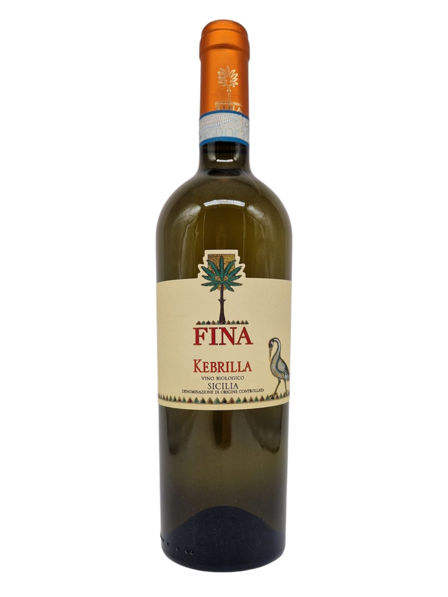 Fina, Kebrilla, Vino Biologico de Sicilia, Bio-Weißwein